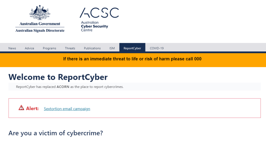 Report Cyber - Australia 