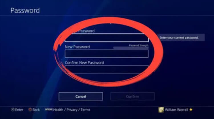 PlayStation Accounts - Password Change Final