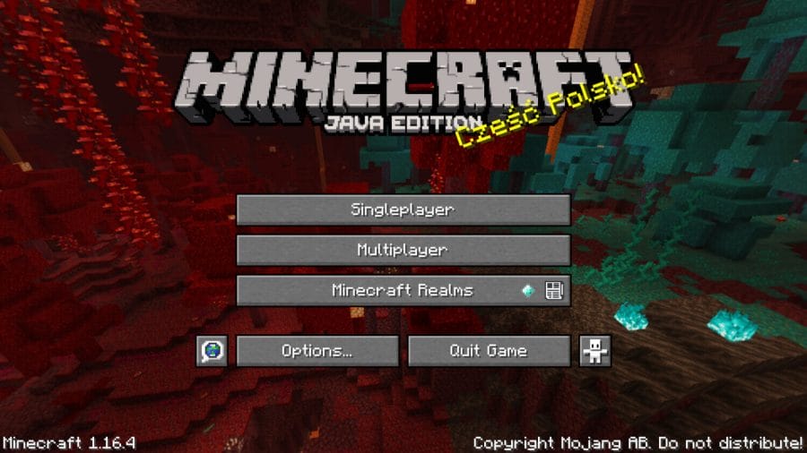 Minecraft - Main Screen