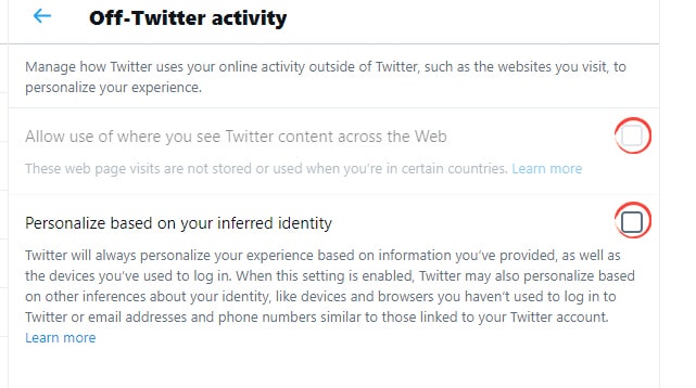 Twitter Tracking - Wipe Your Data