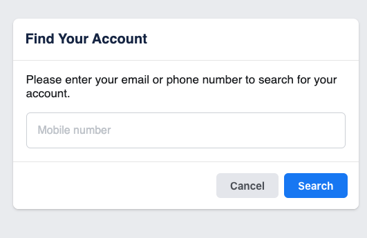 find your hacked facebook account message